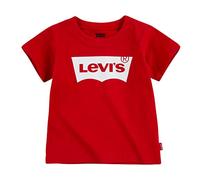 Levi's Bébé Garçon Lvb S/S Batwing Tee 6e8157 T-shirt, Super Red, 24 Mois EU