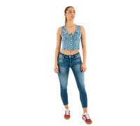 Levi's Bella Denim Corset T-Shirt, I Will, M Femmes