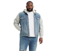 Levi's Big Hybrid Pull à capuche Trocker Light Indigo - WORN IN, Candy Man, XXL