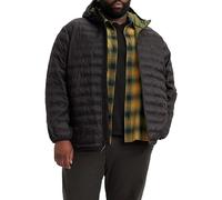 Levi's Big & Tall Pierce Packable Veste Homme, Jet Black, 5XL