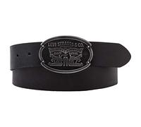 Levi's Billy Plaque Belt Ceinture, Regular Black, 95 Homme