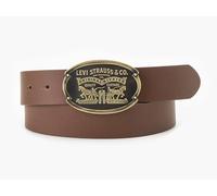 Levi's Ceinture Billy Plaque - Marron moyen - Taille 90 - Unisexe