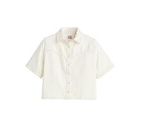 Levi´s ® Logan Short Sleeve Shirt Beige M Femme