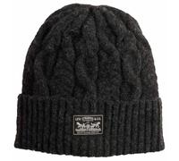 Levi's Bonnet à Dos pour Femme - Bonnet tricoté pour Les Vacances - Gris chiné Clair - Taille Unique, Gris Clair, Taille Unique