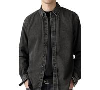 Levi's Bouton Down Gizmo Authentique délavé Noir, Gizmo Washed Black, XL
