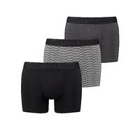 LEVIS Boxer, Black Grey Combo, M (Lot de 3) Homme