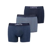 LEVIS Boxer, Blue Combo, S (Lot de 3) Homme