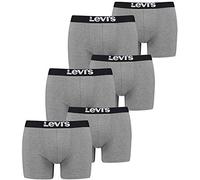 Levi's Boxer Boxer Brief Slip 905001001 6er Paquet - Gris, L
