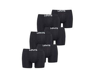 Levi's Boxer Boxer Brief Slip 905001001 6er Paquet - Noir, M