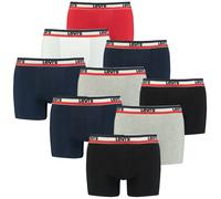 Levi's Boxer Court Logo Homme 6 Pièces S-XXL Noir Bleu Gris Blanc