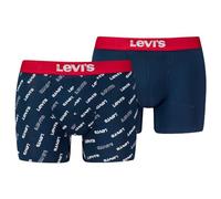 Levi's Boxer sous-vêtement, Bleu/Blanc/Rouge, M Homme