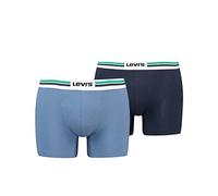 Boxer Levi's Sportswear Logo bleu vert bleu foncé (2 unités) - S