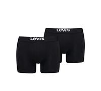 Levi's Boxer sous-vêtement, Durable Noir, S (Lot de 2) Hommes