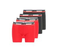 LEVI'S ® Boxers anthracite / rouge / blanc, Taille M