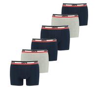 LEVI'S ® Boxers beige / marine / rouge / blanc, Taille XXL