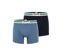 LEVI'S ® Boxers bleu marine / bleu clair / vert gazon / blanc, Taille XL