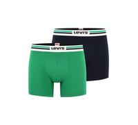 LEVI'S ® Boxers bleu marine / vert / blanc, Taille S