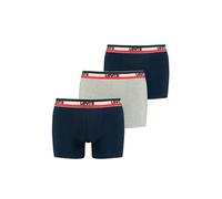 Boxer Levi's Sportswear Logo bleu foncé gris clair noir (3 unités) - XL
