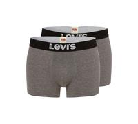 Pack of 10 Levis Men Solid Basic Trunk Boxer Shorts Underpants Pant Underwear, Farben:758 - Middle Grey mélange, Größe Bekleidung:XL