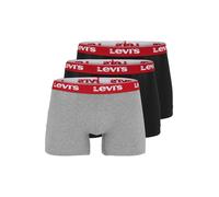 Levi´s Underwear Repeat Logo Brief Boxers 3 Units Noir,Gris L Homme