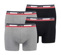 LEVI'S ® Boxers gris chiné / rouge / noir / blanc, Taille XL