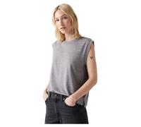 Levi's Boxy Tank T-Shirt, Triblend Header Gray, M Femmes