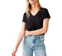 Levi´s ® Boxy Short Sleeve V Neck T-shirt Noir XS Femme