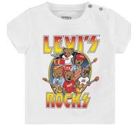 Levi's Boys Rock And Roll Tee Bright White Taille: 18M | T-Shirts Outlet | kids | Blanche