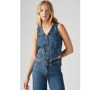 Levi's Braided Lightweight Vest Blue Taille: L | Vestes en jeans Outlet | Femme | Bleu