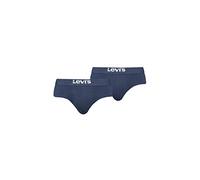 Slip Levi's Solid Basic Organic Cotton bleu marine (2 unités) - L