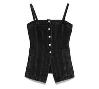 Levi's - Bustier SUR Mesure Gilet Open Mind - Femme - Tops - Noir - Taille: 36 FR