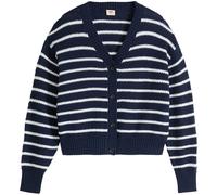 LEVI'S ® Cardigan bleu marine / blanc, Taille S