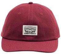 Levi's Casquette décontractée Dad Heritage pour Femme, Rouge Sang de bœuf, OS