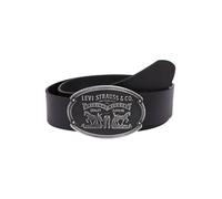 LEVI'S ® Ceinture 'Billy' gris argenté / noir, Taille 80