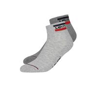 LEVI'S ® Chaussettes gris chiné / rouge clair, Taille 35-38