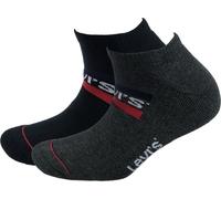 LEVIS Sport Logo Sneaker, Basket unisexe-adulte, mid grey/black, 39-42