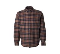 LEVI'S ® Chemise 'Authentic Button Down Shirt' bleu foncé / marron châtaigne / brocart, Taille M