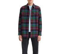Levi's Chemise de Travail Jackson pour Homme, Ferdinand Plaid Evergreen, S