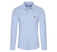 Levi's® - Chemise en Coton Ciel Unie Coupe cintrée à col Italien - Taille l