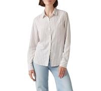 Levi's Chemise New Classic Fit pour Femme, Mia Stripe Egret, M