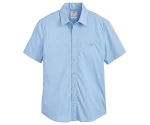 Levi's Chemise Slim à Manches Courtes pour Homme Battery Housemark, Bleu (Della Robbia), S