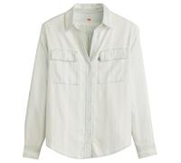Levi's Doreen Utility Shirt Chemise à Bouton Bas, Colette Stripe Ecru, S Femmes