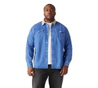 Levi's Big Relaxed Fit Western Chemise à Bouton Bas, Wade Vintage Wash, XL Homme