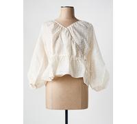 levis chemisiers et blouses femme de couleur blanc 38