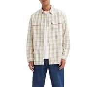 Levi's Classic Worker Standard Shirt, Smaller Samson Plaid Egret, XS Homme