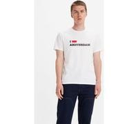 Levi's Destination Tee Levi Amsterdam White Gr Taille: L | T-shirts avec imprimés Outlet | Homme | Blanche