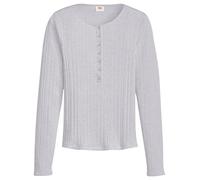 Levi's Dry Goods VACATIONER LS Chemise Henley, Starstruck Heather G, L Femmes