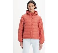 Levi's Edie Puffer Jacket In Coral Taille: L | Vestes Outlet | Femme | Orange