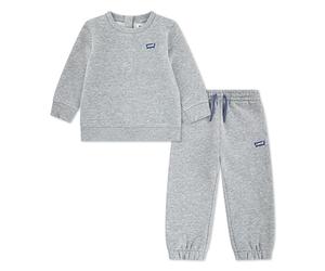 Levi's Ensemble Sweat À Capuche Et Jogging Gris Garçon