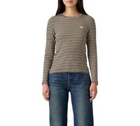 Levi's Essential HM Ls Tee Cassie Stripe Anthra T-Shirt, Cassie Stripe Anthra, M